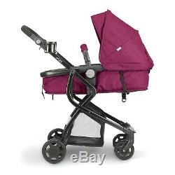 Urbini Omni Plus 3 in 1 Travel System Special Edition Raspberry Fizz