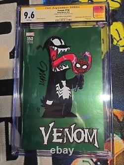 Venom #150 CGC 9.6 SS Mexican Foil Heroes Con Exclusive Signed by Skottie Young