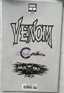 Venom #1 Clayton Crain Halloween VIRGIN VARIANT 2021 NM DYLAN BROCK