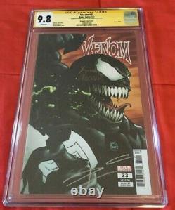 Venom #33 CGC SS 9.8 Ryan Stegman variant 2021 Donny Cates 2X SIGNED