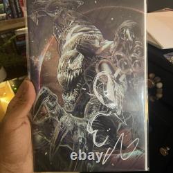 Venom #34 John Giang Signed Remarked Sketch- Exclusive Virgin Variant Coa