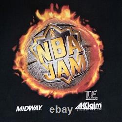 Vintage 90's Single Stitch NBA JAM Tournament Edition XL T-Shirt SEGA SNES
