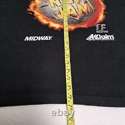 Vintage 90's Single Stitch NBA JAM Tournament Edition XL T-Shirt SEGA SNES