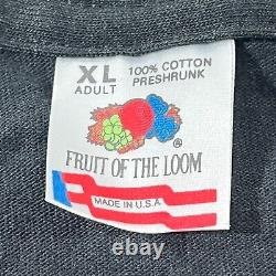 Vintage 90s Streetwear Mens XL Black USA T-Shirt There Are No Children Here FOTL