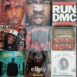 Vinyl Lot of 400 Rap, & DJ Collection 80s -00s LL, JaRule, DMC 10 Set, DMX, 2Pac