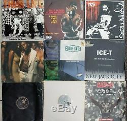 Vinyl Lot of 400 Rap, & DJ Collection 80s -00s LL, JaRule, DMC 10 Set, DMX, 2Pac