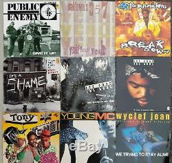 Vinyl Lot of 400 Rap, & DJ Collection 80s -00s LL, JaRule, DMC 10 Set, DMX, 2Pac