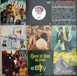 Vinyl Lot of 400 Rap, & DJ Collection 80s -00s LL, JaRule, DMC 10 Set, DMX, 2Pac