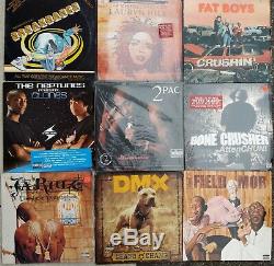 Vinyl Lot of 400 Rap, & DJ Collection 80s -00s LL, JaRule, DMC 10 Set, DMX, 2Pac