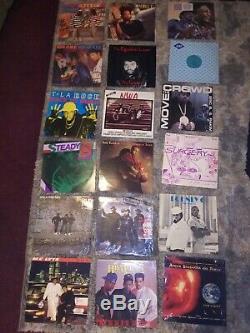 Vinyl Record Lot of 100 Rap, R&B, HIP HOP & More DJ PROMO Collection 1980s