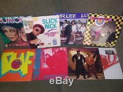 Vinyl Record Lot of 100 Rap, R&B, HIP HOP & More DJ PROMO Collection 1980s