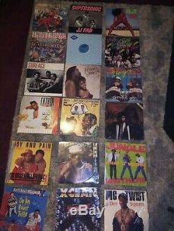 Vinyl Record Lot of 250 Rap, R&B, HIP HOP & More DJ PROMO Collection 80s