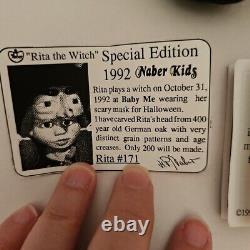 Vtg Naber Kids Doll Rita Witch 18 Special Edition 171 Of 200 NO HAT OR BROOM