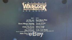 WARLOCK (DORO) Triumph and Agony PROMO Lim. Picture Vinyl + Display HEAVY METAL