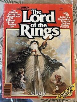 Warren Presents Lord of the Rings 1 Comic Book 1979 Tolkien Special Edition