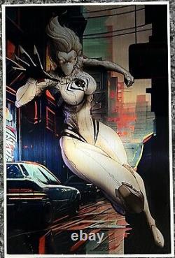 White Widow #4 Virgin Metal Cover