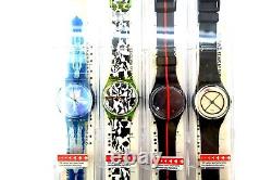 X4 Swatch Swiss Art Watch 700 Year Switzerland 22nd Special Edition Set NEW NOS