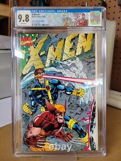 X-Men #1 CGC 9.8 Custom Label Special Collectors Edition Marvel 10/91 Jim Lee