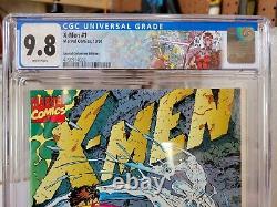 X-Men #1 CGC 9.8 Custom Label Special Collectors Edition Marvel 10/91 Jim Lee