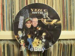 Yazoo Don't Go Rare 12 Picture Disc Japan Promo LP Vince Clarke, Alison Moyet