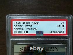 1995 Upper Deck Special Edition Derek Jeter Rookie Card Psa Mint 9 #5