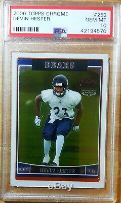 2006 Chrome Topps Devin Hester Special Edition Rookie Card Rc Psa 10 Gem Mint