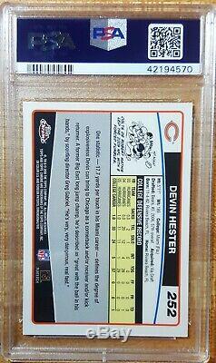 2006 Chrome Topps Devin Hester Special Edition Rookie Card Rc Psa 10 Gem Mint