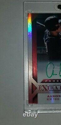 2013 Elite Extra Edition #122 Aaron Juge Sur Carte Autographe Auto 08/10 Vert