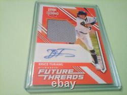 2021 Panini Extra Edition 28/99 Rpa Future Threads Brice Turang Brewers