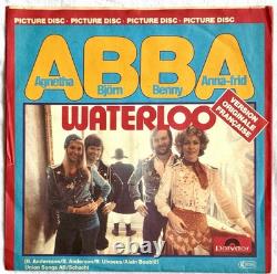 ABBA - Waterloo (Version Anglaise) - Rarissime Édition Allemande 1984 7'/Pochette (Vinyle)