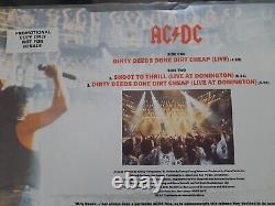 AC/DC en direct Dirty Deeds Done Dirt Cheap 1982 UK Édition vinyle très limitée MX