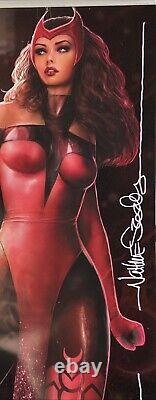 AVENGERS #1 Couverture Variante Vierge Et Signée Par Nathan Szerdy. Logo Cool