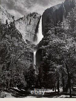 Ansel Adams Édition Spéciale Imprimer Yosemite Falls S. E. Y. 4 Signature Complète