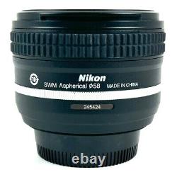 Appareil photo à objectif unique autofocus Nikon Af-S Nikkor 50mm F1.8G édition spéciale