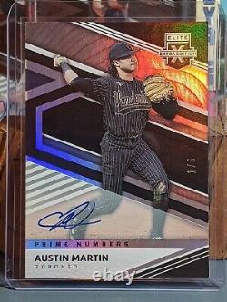 Austin Martin 2020 Elite Extra Edition On-card Auto Prime Numbers #d 1/6 Jays