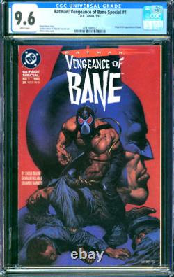 Batman Vengeance Of Bane Special #1 DC Comics Cgc 9.6 Première Apparition Et Origine