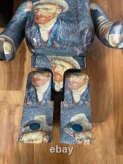 Bearbrick Medicom 1000% Vincent Van Gogh Musée Autoportrait Chapeau Gris Be@rbrick