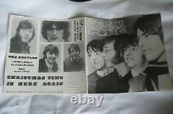 Beatles Christmas Time Rare 7 Vinyle Pour Les Membres Du Fan Club Yougoslave Seulement