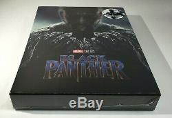 Black Panther 2d + 3d Blu-ray Steelbook Wea Blufans Simple Lenti
