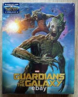 Blufans Guardians Of The Galaxy Vol. 1 Single Lenticular Steelbook 3d/2d Blu-ray