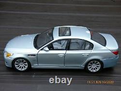 Bmw M5 E60 118 V10 Last Aspirated Toy Car Individuel Aventurine Silver Metallic