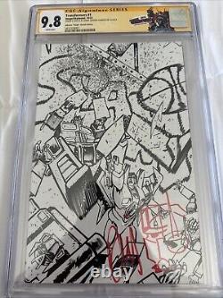 CGC SS 9.8 Transformers #1 Ballin' Virgin Variant Signé par Daniel Warren Johnson