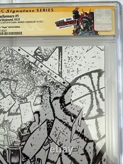 CGC SS 9.8 Transformers #1 Ballin' Virgin Variant Signé par Daniel Warren Johnson