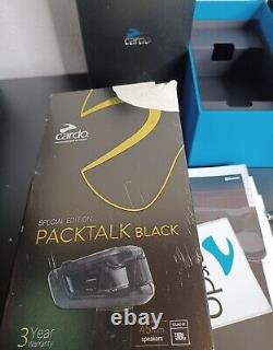 Cardo Packtalk BOLD Édition Spéciale BLACK PTB0040 Casque avec haut-parleurs JBL