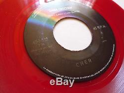 Cher'dama Oscura ' 1974 Originale Vinyle Red 7 45 Simple Ultra Rare