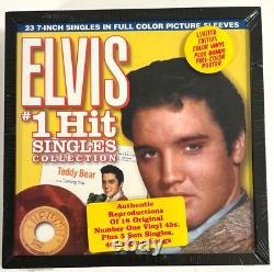 Collection des meilleurs singles à succès d'Elvis en vinyle rouge 45 tours avec pochettes illustrées rares scellées