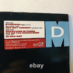 Depeche Mode Stripped 12 Blue & White Marble Splatter Vinyl 1986 Allemagne Vg Con