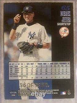 Derek Jeter 1998 Sports Illustrated Ws Fever #65 Extra Edition #'d /98 Rare\ud83d\udd25rc