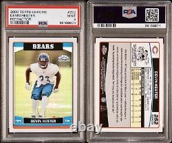 Devin Hester 2006 Topps Chrome Édition Spéciale Réfracteur Rookie #252 PSA 9 MINT