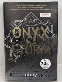 ÉDITION COLLECTOR EXCLUSIVE LIMITÉE DELUXE CIBLE ONYX STORM DRAGON UNIQUE